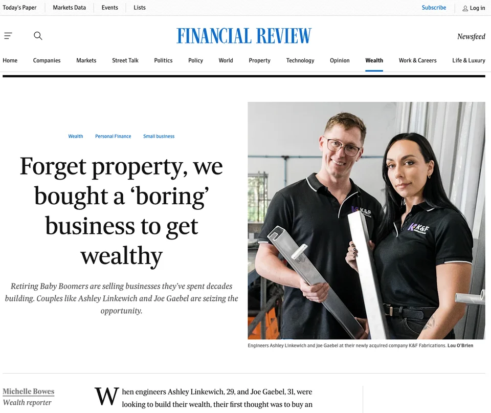 AFR Article